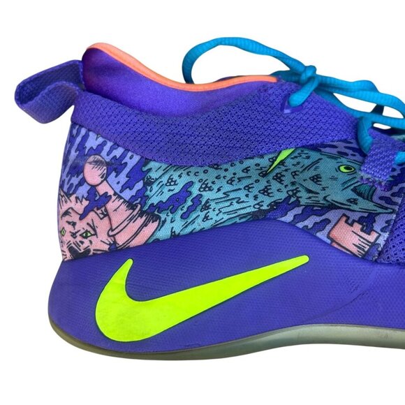 Nike Men’s PG2 2018 Mamba Mentality Zoom Purple Sneakers Size 10.5 AO2986-001 - Picture 5 of 15